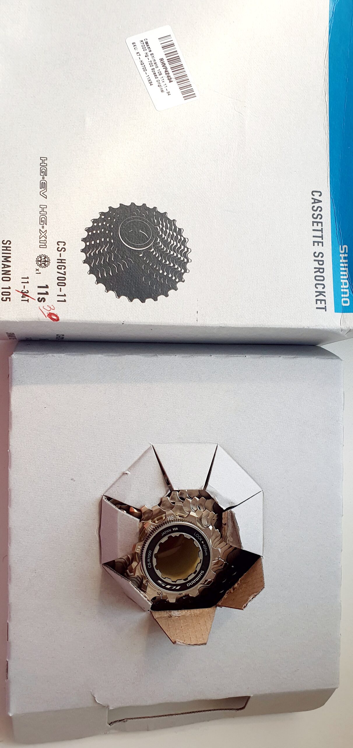 Cassete Shimano 105 – 11v – 11-30t