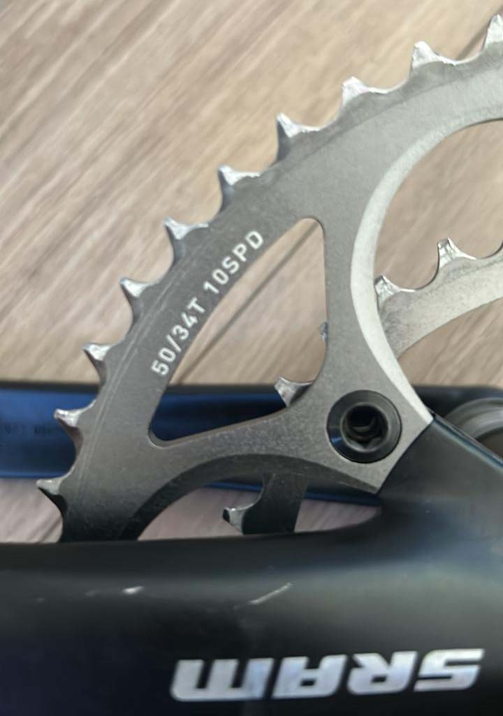 Pedivela SRAM 2x10v / 50-34d / 175mm + Movimento Central Truvativ