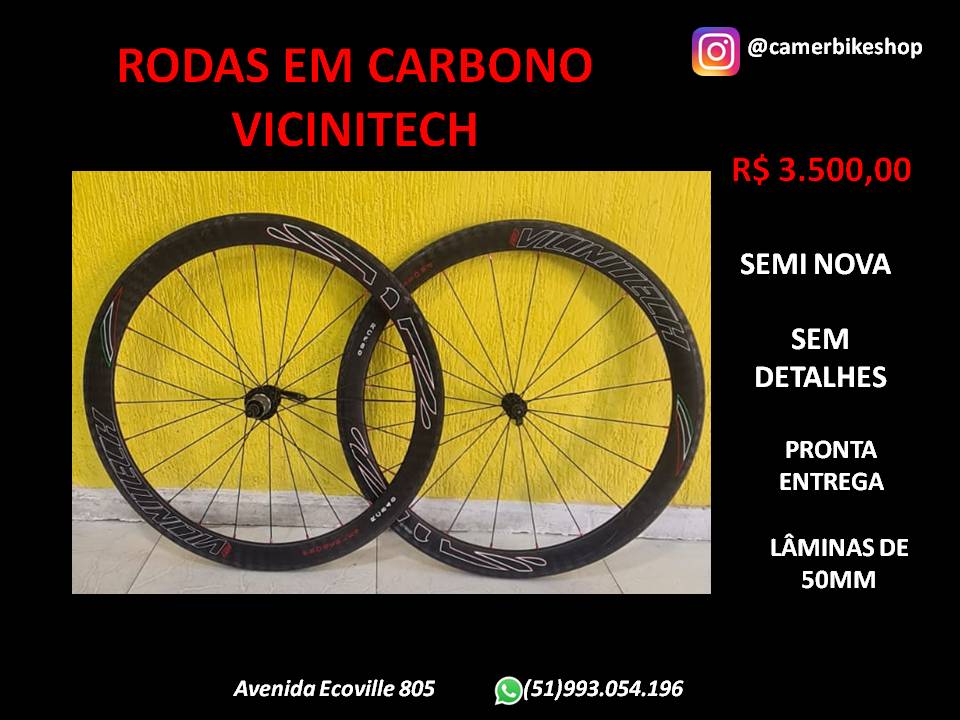 RODAS VICINITECH CARBONO 50MM