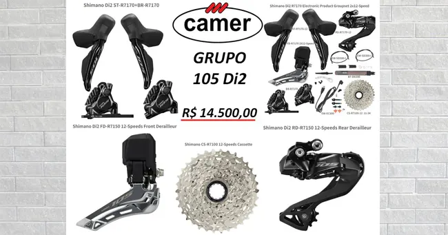 GRUPO SHIMANO 105 Di2 – DISC 12V