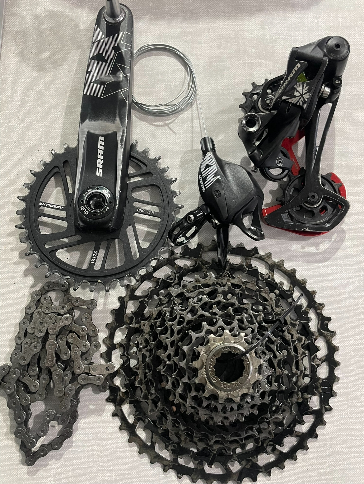 GRUPO COMPLETO SRAM NX